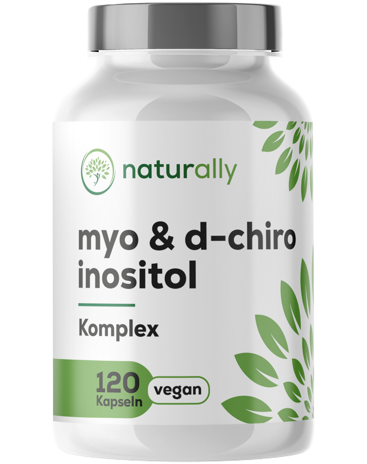 Naturally Myo- & D-Chiro-Inositol Komplex mit Folsäure & Vitamin B6 – vegane Kapseln Made in Germany