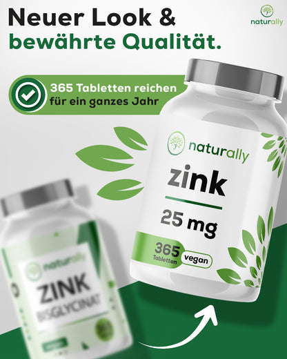 Zink Bisglycinat Tabletten 25mg