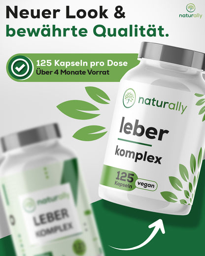 Neues Design naturally Leber Komplex bewährte Qualität