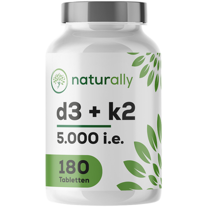 Vitamin D3 + K2 MK-7 | 5000 IE + 75 µg