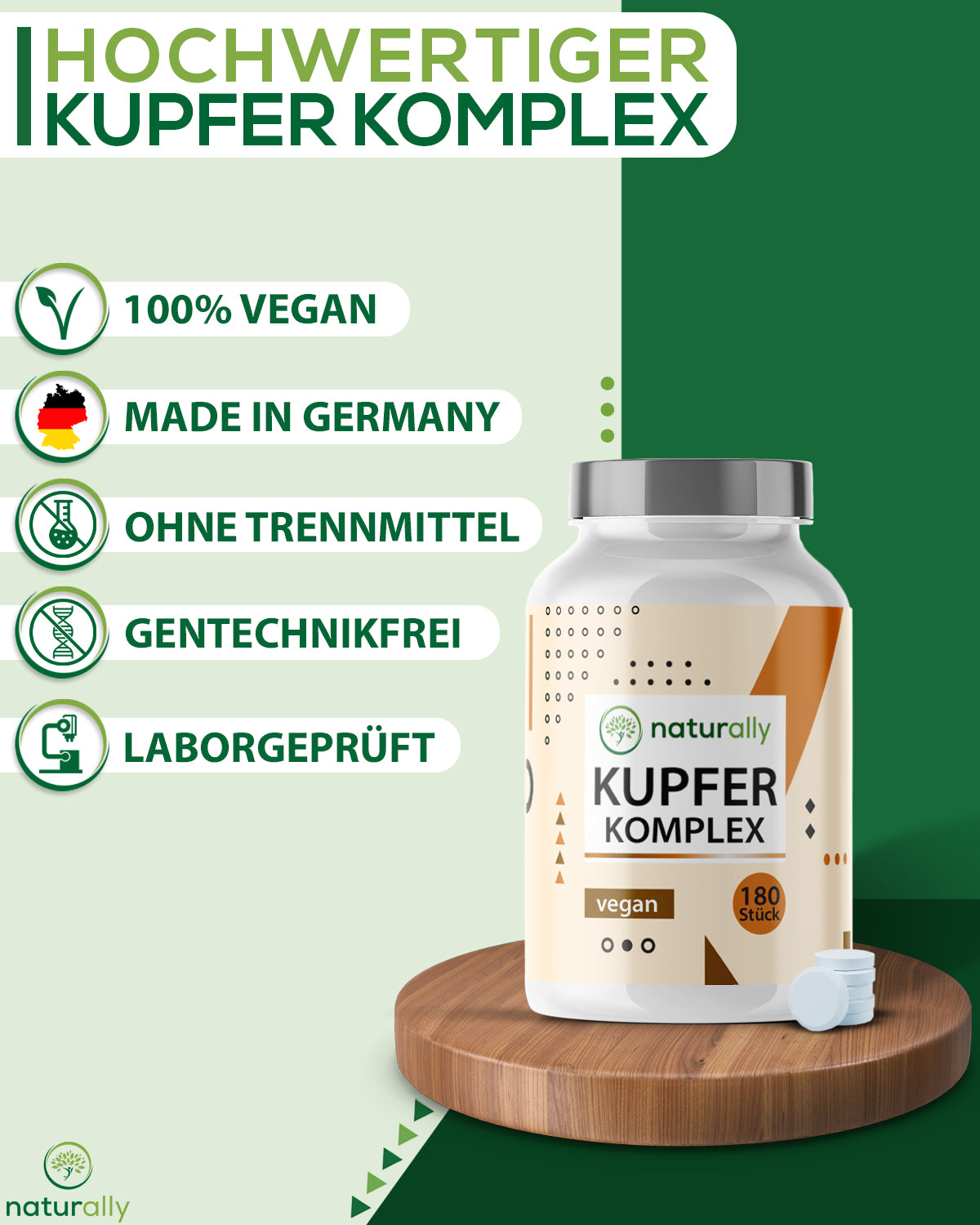 Kupfer 3-fach Komplex 2 mg