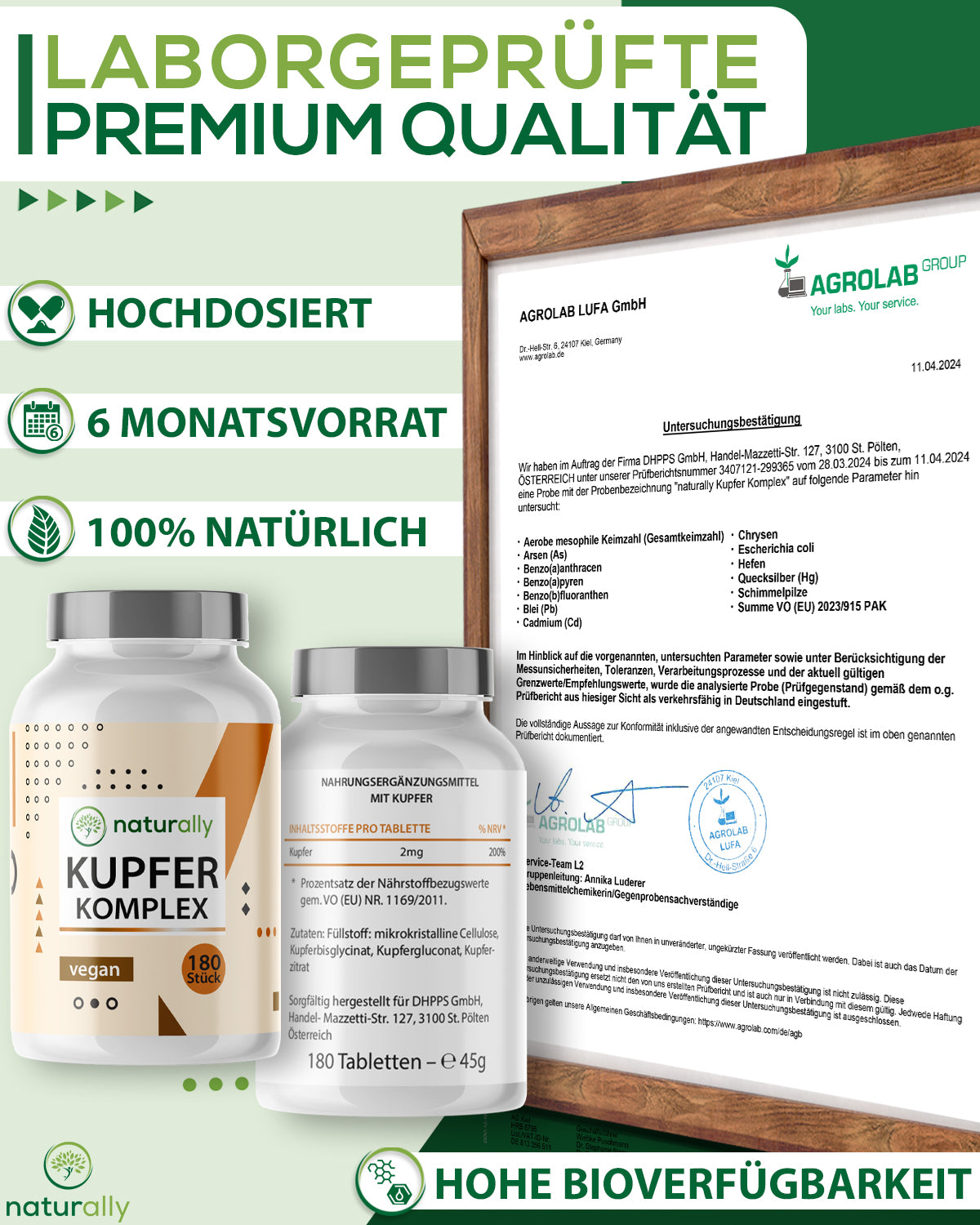 Kupfer 3-fach Komplex 2 mg
