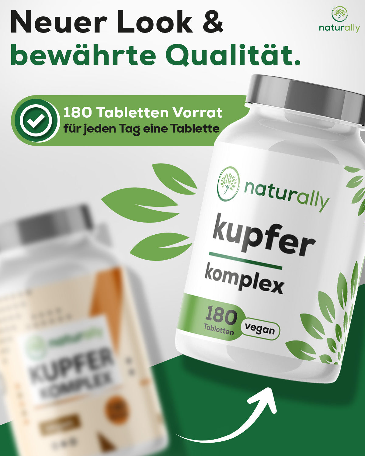 Neues Design naturally Kupfer Komplex Dose, bewährte Qualität