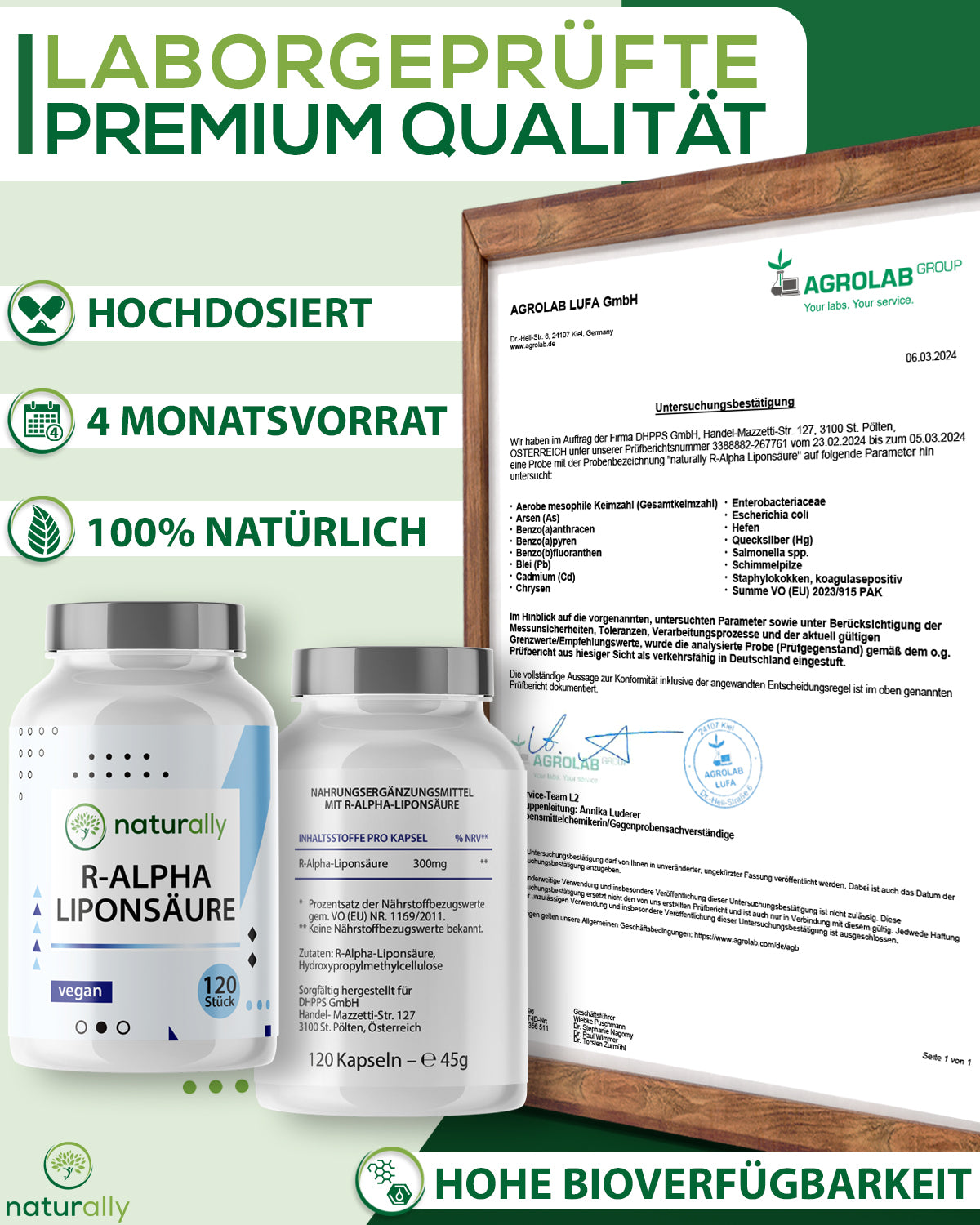 R-Alpha-Liponsäure 300mg Kapseln