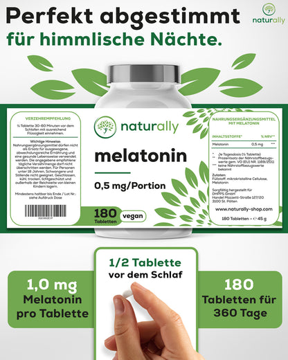 Melatonin 1 mg Tablette