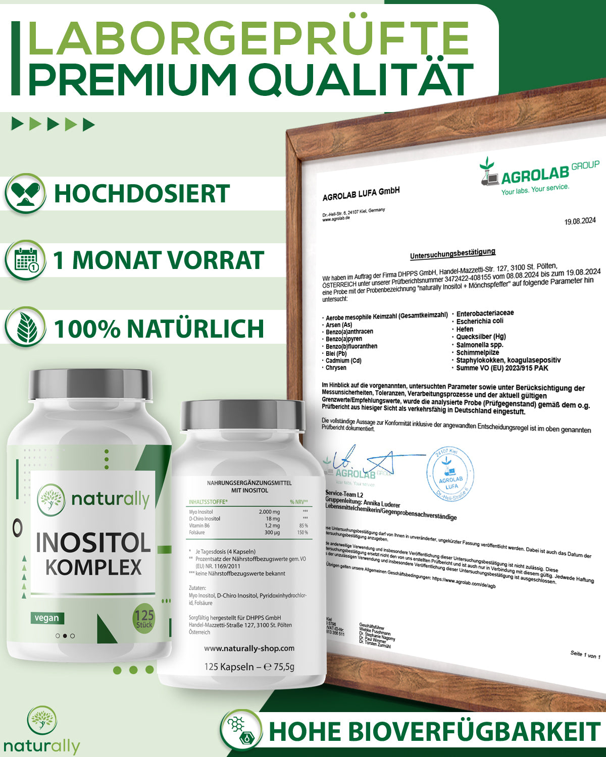 Inositol Komplex mit Folsäure