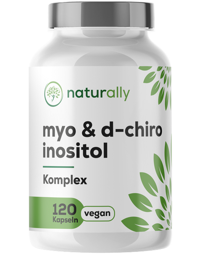 Naturally Myo- & D-Chiro-Inositol Komplex mit Folsäure & Vitamin B6 – vegane Kapseln Made in Germany