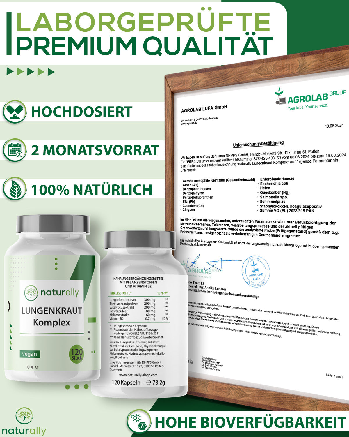 Lungenkraut Komplex mit Eukalyptus und Thymian