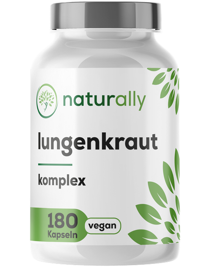 Bild Dose naturally Lungenkraut Komplex 180 Kapseln vegan
