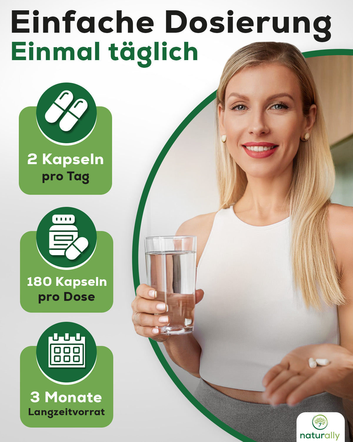 Magnesium 4-fach-Komplex 180 Kapseln, 2 Kapseln täglich, 3 Monate Vorrat