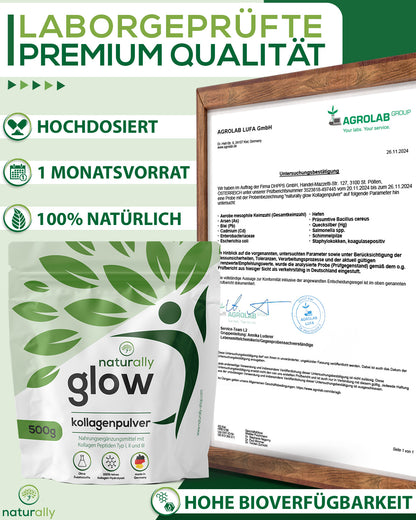 naturally glow Kollagen Pulver