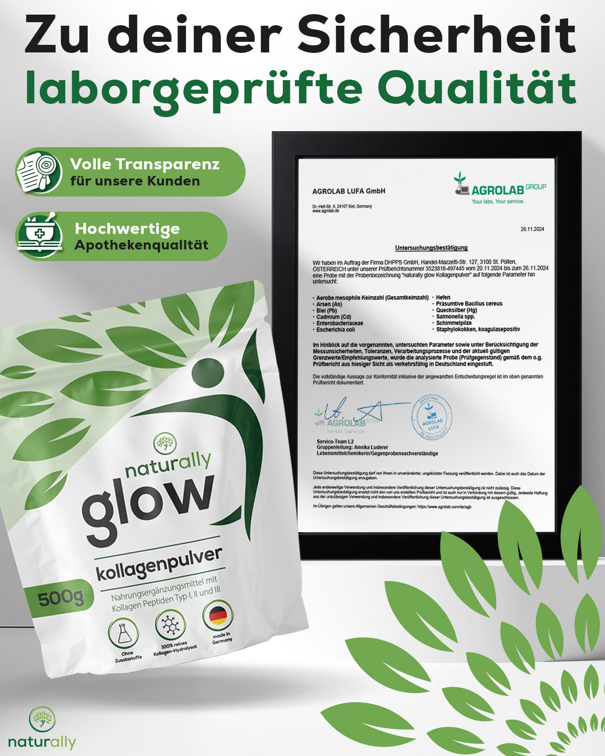 Laborgeprüfte premium Qualität - 1 Monat Vorrat